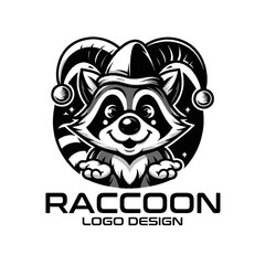 Raccoon Vector Logo Design