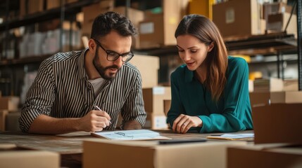 The Professionals in Warehouse Meeting