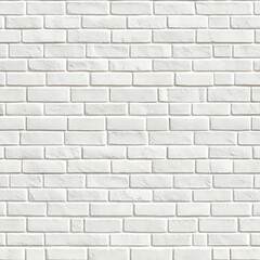 Fototapeta premium Full frame shot of white painted White brick wall, abstract background