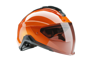 A transparent high-tech helmet featuring digital interfaces, representing advanced technology, virtual reality, and futuristic design.