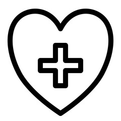 Heart health icon