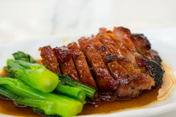 Cantonese barbecued pork char siu