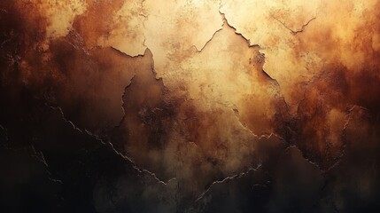 Dark Brown Gradient Background with Open Copy Space Suitable for Text or Graphic Overlay