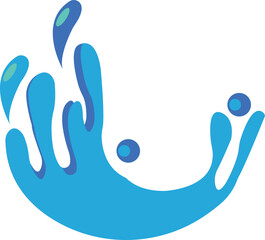 Water Splash Illustration