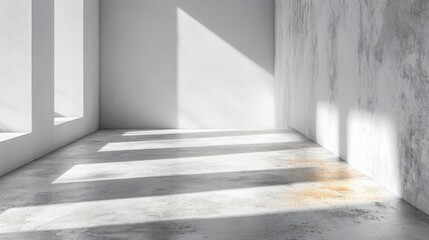 Minimalistic White to Grey Gradient Background for Design Projects