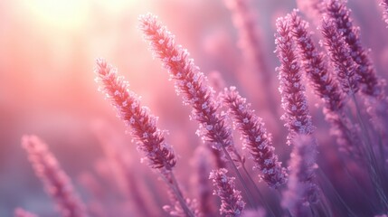 Obraz premium Pale Lavender Gradient Background with Wide Copy Space for Elegant Designs