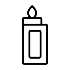 Lighter Vector Line Icon Design