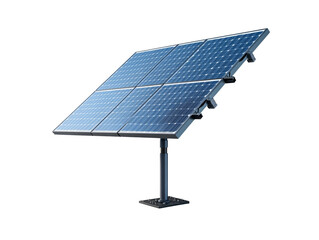 a solar panel on a stand