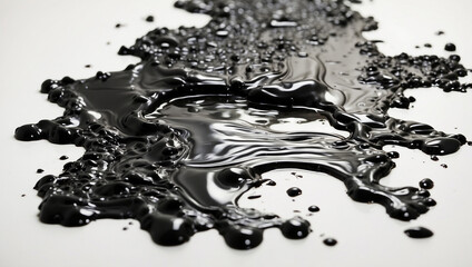 Another Black Oil Spill Puddle