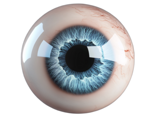 a close up of a blue eyeball