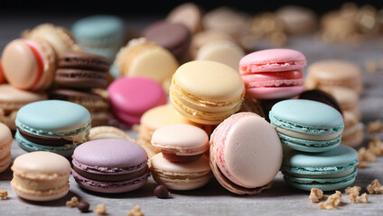 Obraz premium Coquette Macarons
