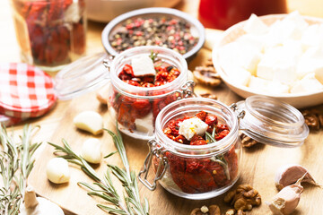 jar of Sun Dried Tomatoes