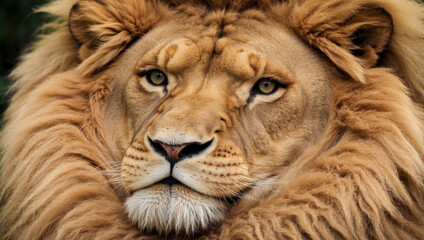 Fototapeta premium Real Lion Skin Texture