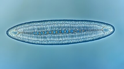 Microscopic View of Paramecium in Soft Environment