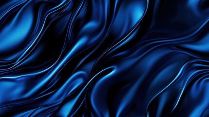 Fototapeta premium Dark Blue and Grey Swirling Liquid Background
