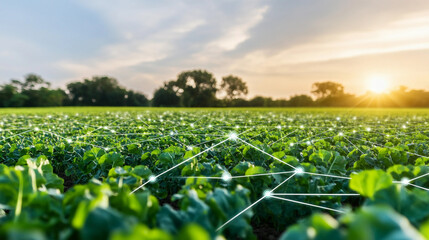 Smart Farming with Connected Technology Enhancing Crop Growth and Sustainability