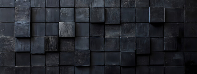 Textured Black Grid
