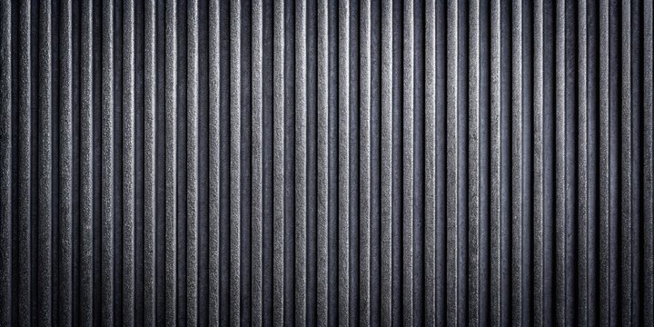 A textured surface with parallel ridges in a dark shade, resembling the pattern of a grill, suggesting a surface for creating pleasing culinary textures.