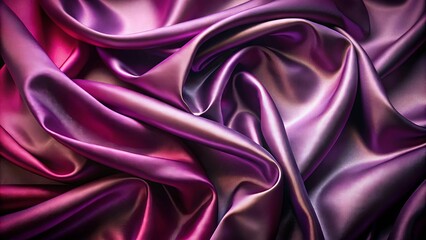 Obraz premium A Draped Fabric in Hues of Purple and Magenta Creates a Textured and Elegant Composition