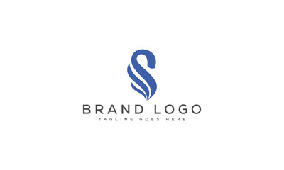 letter S logo design vector template design for brand.