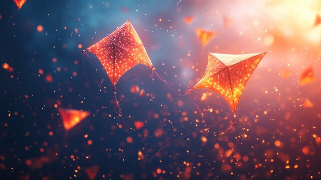 Festival of harvest: joyous celebration of happy Makar Sankranti, marking transition of sun into Capricorn, prosperity, gratitude, festive spirit across regions with kite flying, family gatherings.