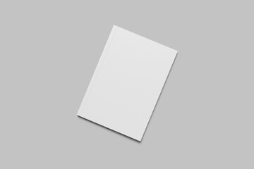 Blank a4 magazine White