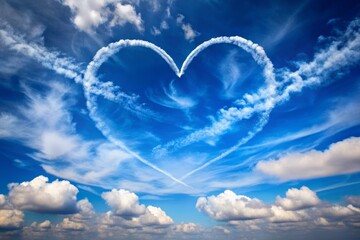 Surprise your loved one with a breathtaking heart skywriting display, delivering a heartfelt aerial message perfect for