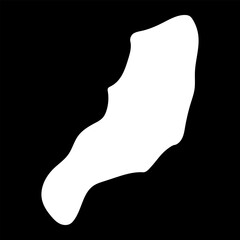 Brazzaville city map, administrative division of Republic of the Congo. Vector illustration.