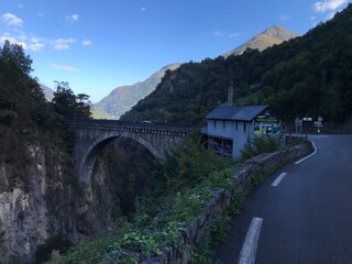 pyrenees nature landscape from the road