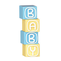 Cute 3D Baby Shower 