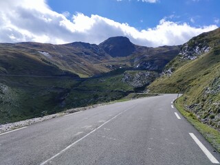 pyrenees nature landscape from the road