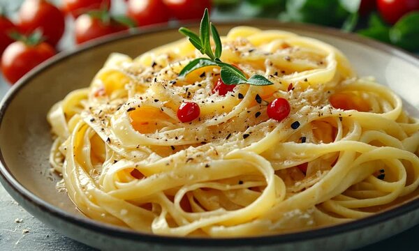 Delicious Pasta with Cherry Tomatoes and Herbs