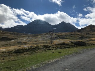 pyrenees nature landscape from the road