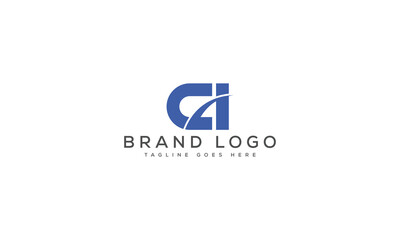 Obraz premium letter CI logo design vector template design for brand.