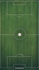 Minimalist football on an unmarked field, simplicity in design, emphasizing the essence of the game and open space