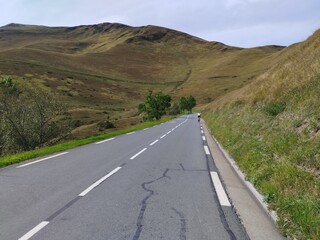pyrenees nature landscape from the road