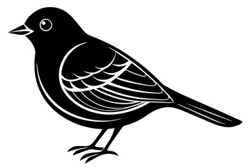  Birds. A flock of flying blue birds. hand drawing. Vector illustration.