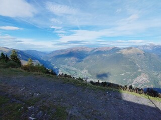 pyrenees nature landscape from the road