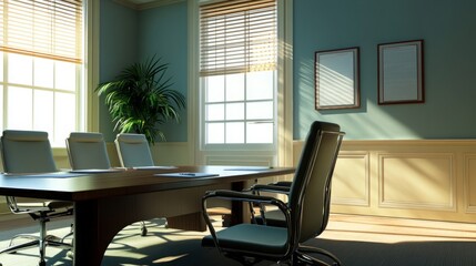 Ultra-Realistic Office Conference Room: A High-Detail Visualisation for Modern Business Settings.