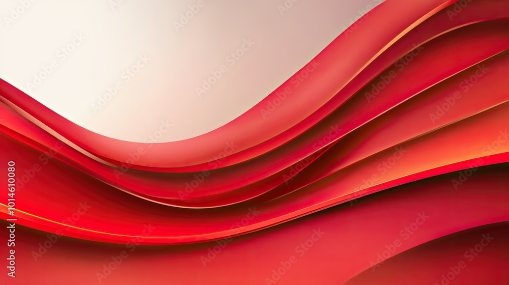 Poster a layered red abstract background with overlapping textures and gradients, creating a visually compl