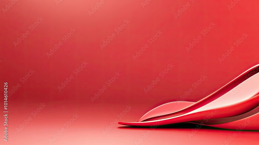 Poster a matte red background with smooth, even color distribution, creating a professional and modern look