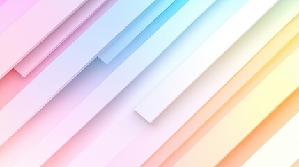 A pastel rainbow gradient background with soft, delicate hues transitioning from one color to the next in a calming way.