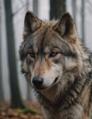 Obraz premium Wolf in the Forest