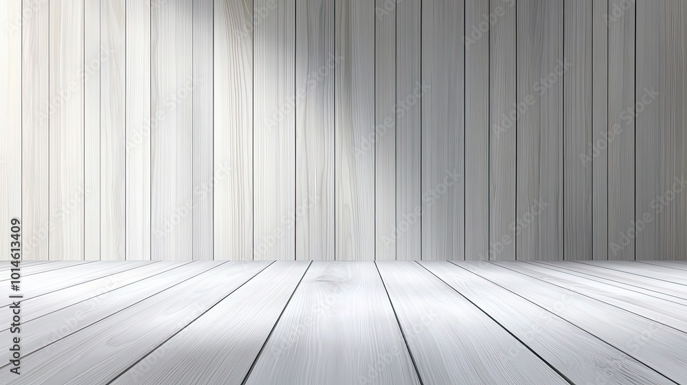 Poster a smooth grey wood background with a polished finish, creating a modern and elegant look for product
