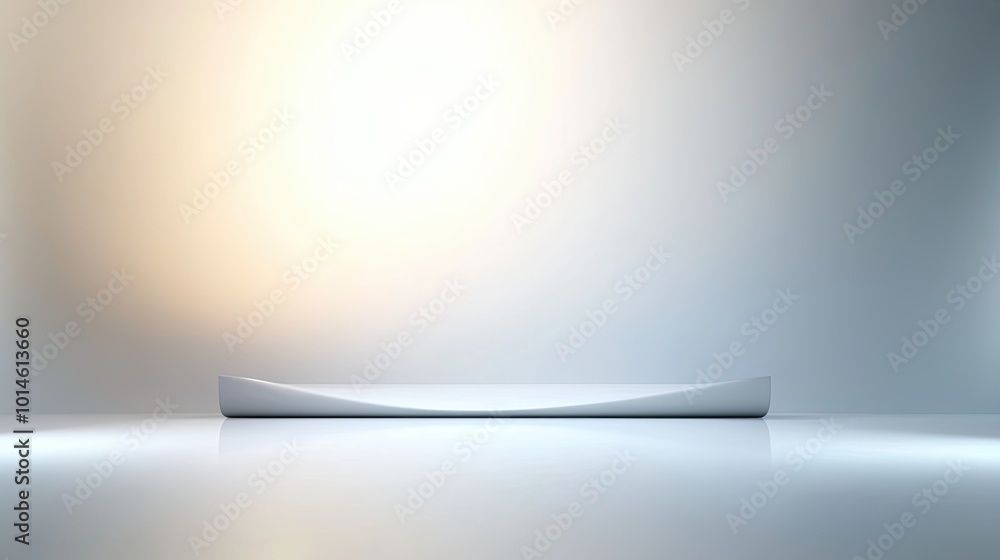 Poster a soft light grey background with a slight vignette effect, focusing attention on the center of the 