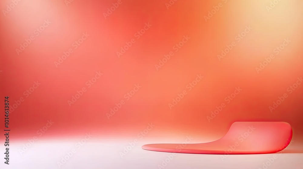 Poster a soft red gradient background with a gradual shift in tone, perfect for creating a warm and invitin