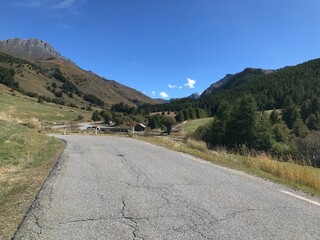 pyrenees nature landscape from the road