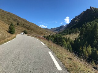 pyrenees nature landscape from the road
