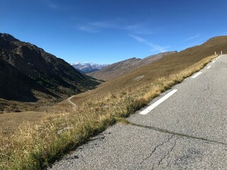 pyrenees nature landscape from the road