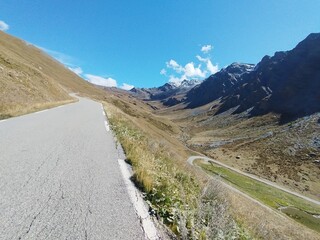 pyrenees nature landscape from the road